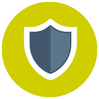 Symbol für Sicherheit: Die wichtigste Konponenten für Netzwerktechnik in der IT.