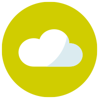 Symbolbild für Cloud-, Rechenzentrumslösungen oder hybrid Cloud Lösungen