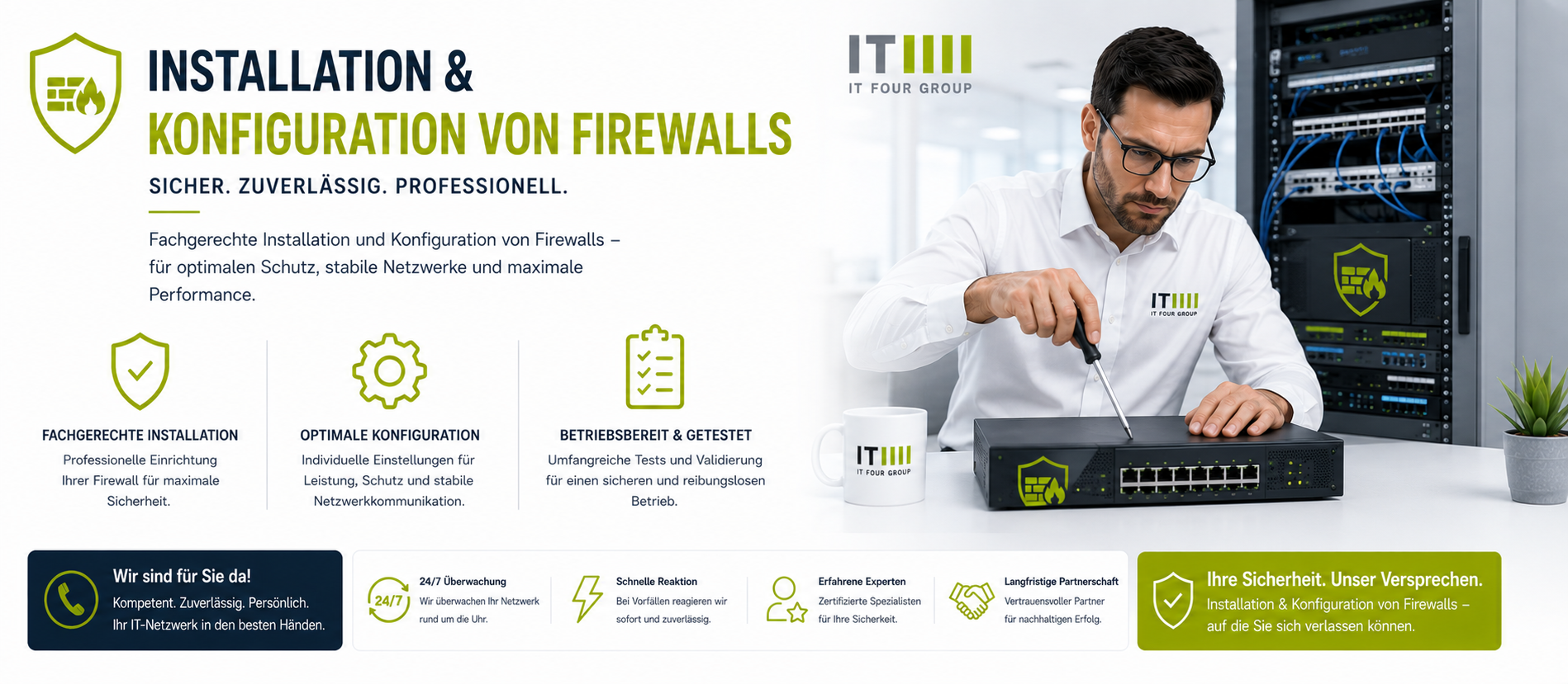 IT-Systemhaus | Installation und Einrichtung Firewall | Rosenheim - Traunstein - Wasserburg - München Installation und Konfiguration der Firewall