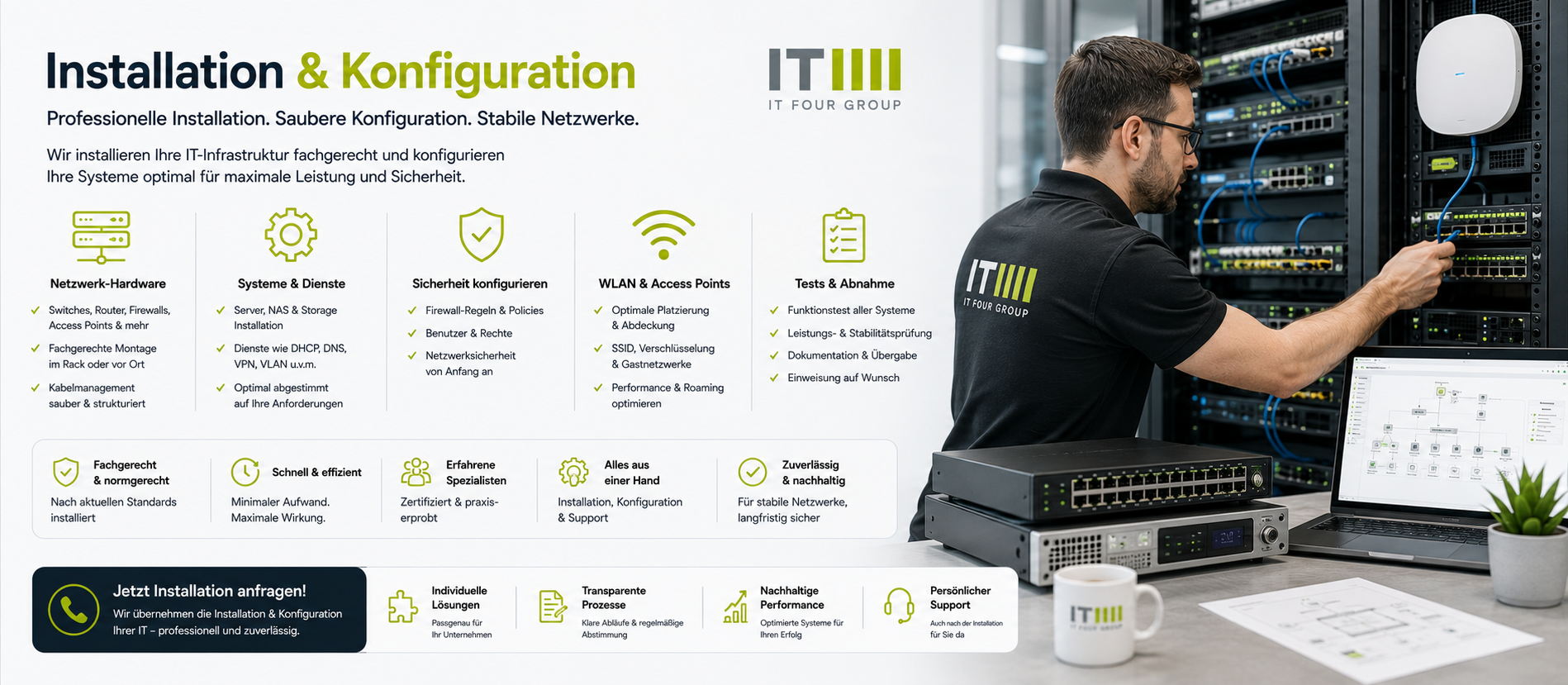 IT Systemhaus | Installation und Einrichtung VPN-Netzwerk | Rosenheim - Traunstein - Wasserburg - München IT-Netzwerk Installation und Konfiguration