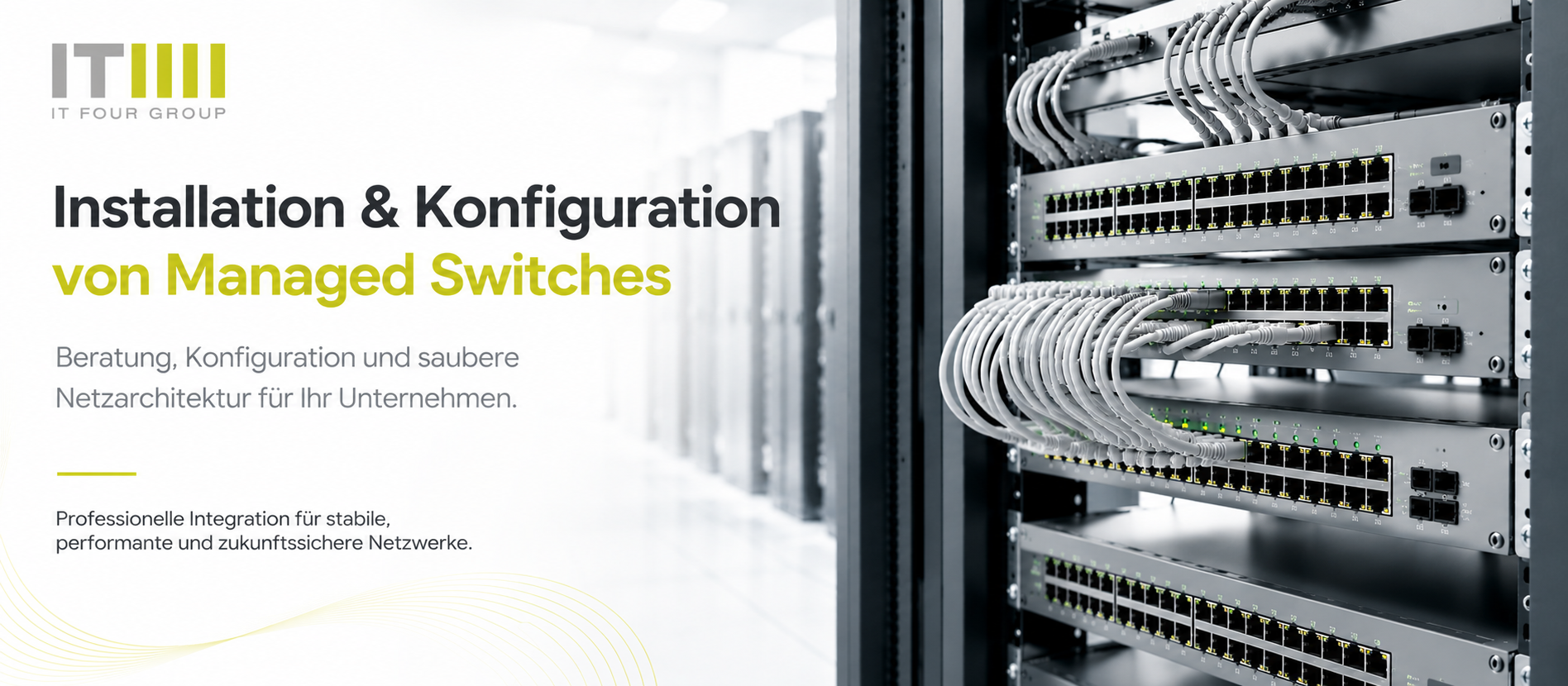 IT-Systemhaus | Installation und Einrichtung VPN-Netzwerk | Rosenheim - Traunstein - Wasserburg - München Installation und Konfiguration von Managed Switches